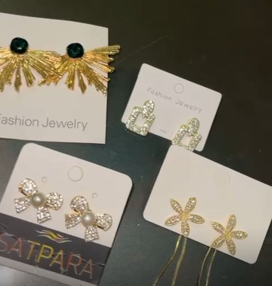 4 Sets New Pack Earring + Free Delivery